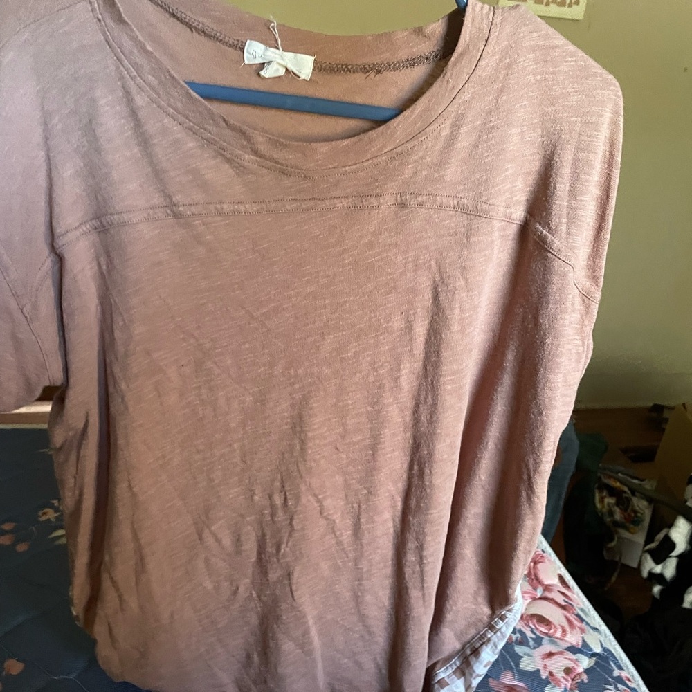 Brown plaid top size medium